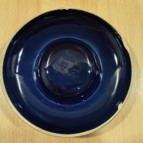 Besserat de Bellefon Champagne ceramic ashtray used, vintage advertising
