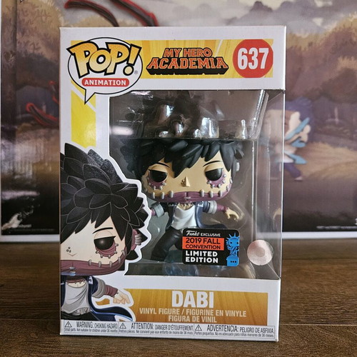 My Hero Academia Dabi Funko Pop! new with exclusive Media Link sticker