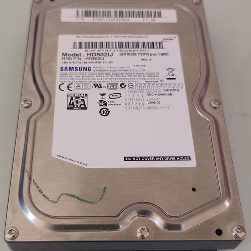 Samsung 3.5" SATA HDD 500GB