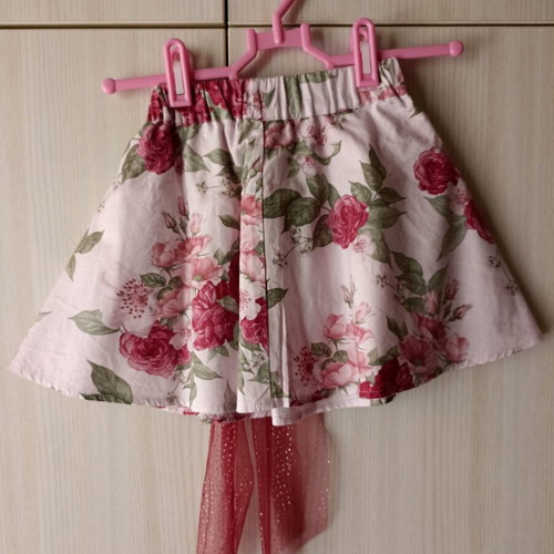 Children's floral skirt MatouFrance size 3 years 98 cm like new