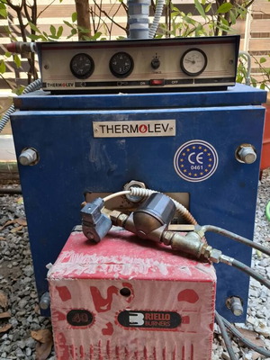 Thermolev oil boiler with Riello 40 burner used, complete system