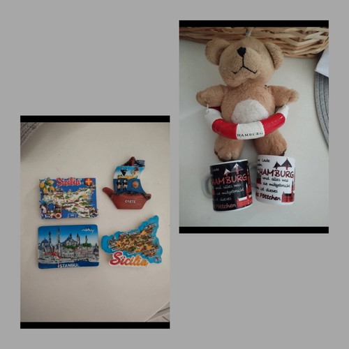 Memorabilia new, set of 7