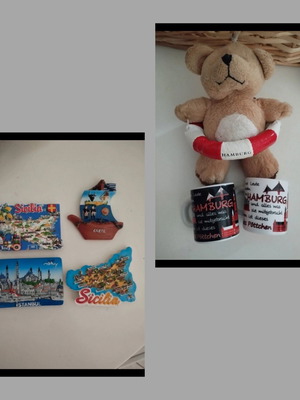 Memorabilia new, set of 7