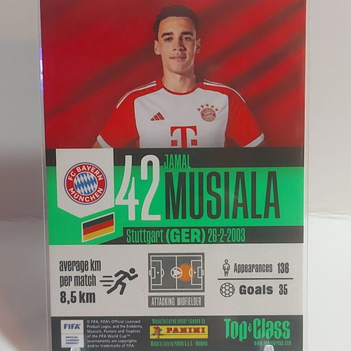 Panini Top Class 2024 No 148 Electric Jamal Musiala FC Bayern München collectible card new