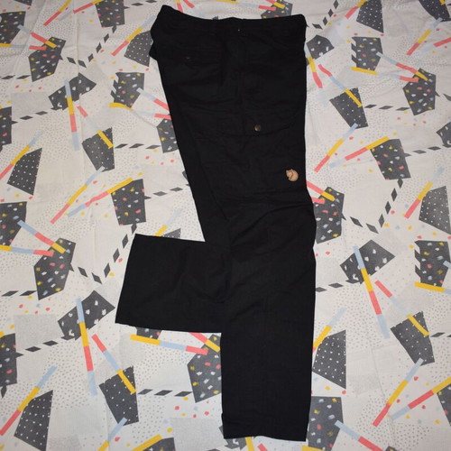 Fjallraven Ovik curved high waist trousers for women EU38 US29, black