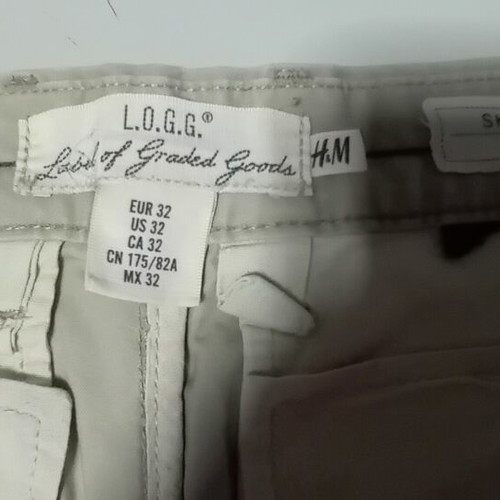 Hm and Zara Man men's pants like new, beige, pack of 2