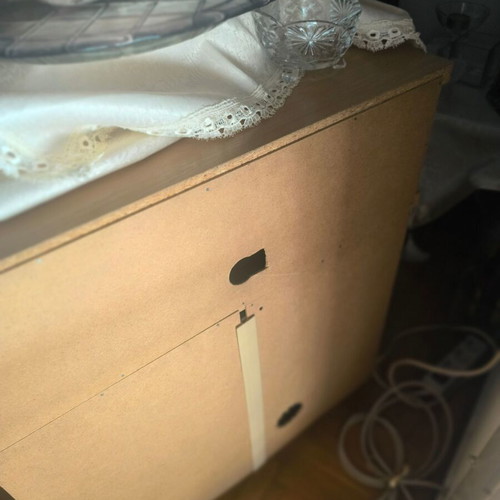 TV stand like new with extra storage and wheels