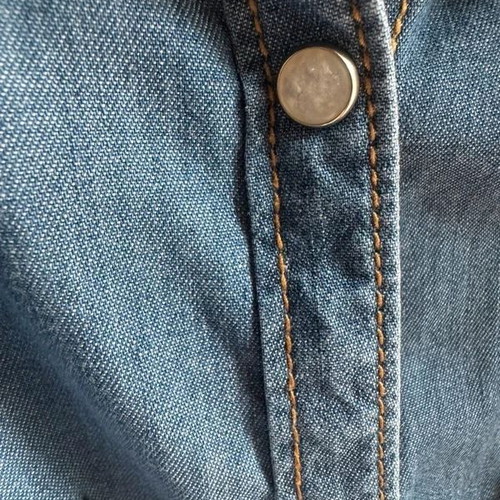 Women’s denim shirt Benetton like new, light blue
