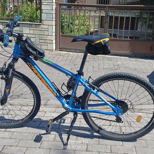 Carrera M6 2000 26" mountain bike used, blue-orange