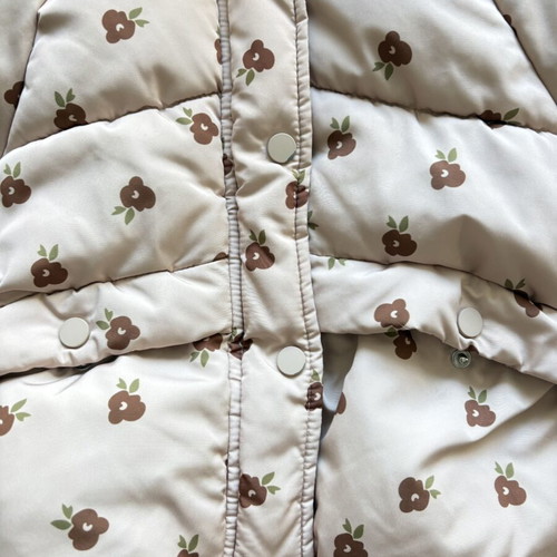 Zara puffer jacket with fleece lining, size 18-24 months