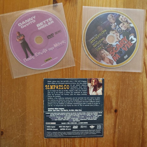 DVD pack of 3 movies: Scary Movie 3, Simpatico, Drowning Mona new