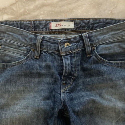 Levi's Bootcut Jeans used, low rise, sizes S and M, blue
