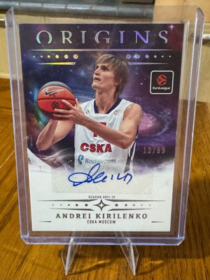 Andrei Kirilenko Origins Auto /99 basketball card