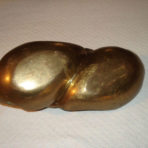 Bronze enamelled fontaniera used