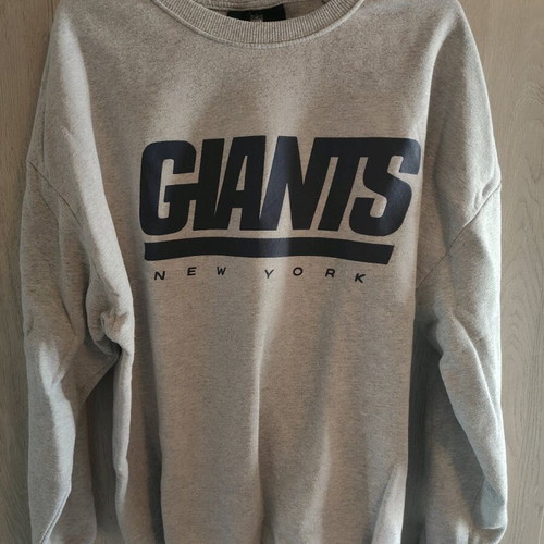 NFL New York Giants sweatshirt used, unisex, size L, gray