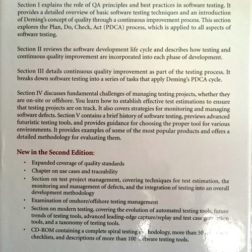 Software Testing and Continuous Quality Improvement Second Edition book