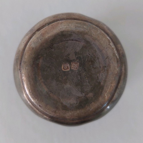 French silver-plated cup used with shell design