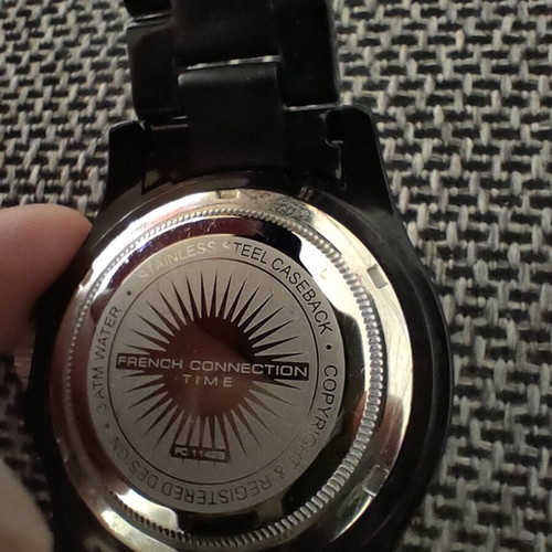 FCUK wristwatch new with changing display