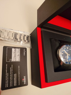 Tissot Seastar 1000 43mm Powermatic 80 μπλε καινούργιο