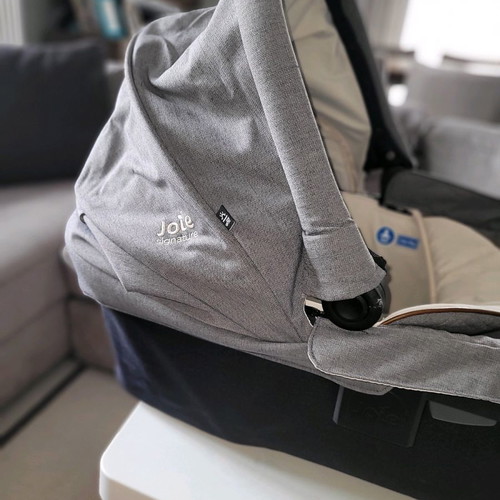 Joie Ramble XL Gray Carbon Signature Collection baby carrycot new