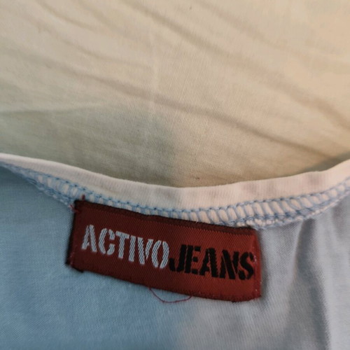 Activo jeans set shorts and top medium used, blue