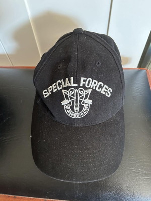 Μαύρο στρατιωτικό καπέλο τζόκεϊ Special Forces μεταχειρισμένο