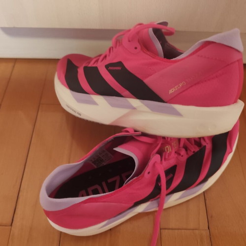 Adidas Adizero Takumi Sen 11 running shoes like new, size 40, pink