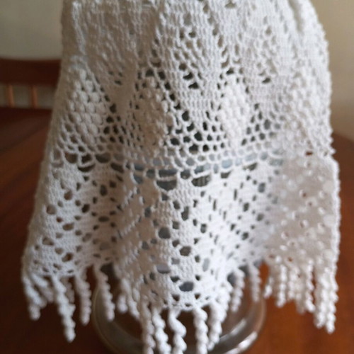 Set of 2 handmade knitted lampshades new