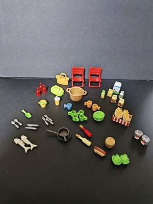 Playmobil σετ φαγητού και σκεύη 48 τμχ σαν καινούργιο