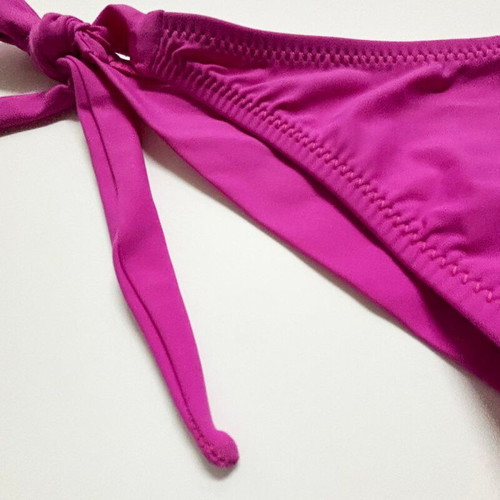 Luna Brazilian slip swimsuit, fuchsia, size L