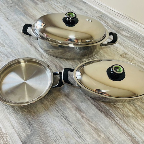 AMC Cookware Set New Stainless Steel 3 Pieces