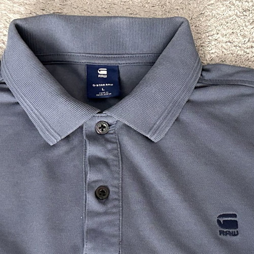 G-Star Dunda Slim Polo shirt petrol size L like new