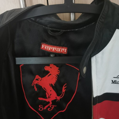 Ferrari Michael Schumacher Vintage leather jacket L used