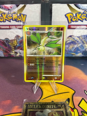 Pokemon card Vibrava reverse holo Secret Wonders used