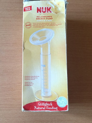 NUK Soft 'N Easy Manual Breast Pump 90ml like new