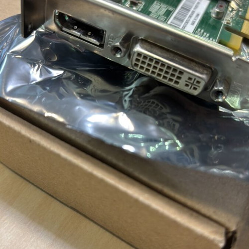 ATI Radeon HD7450 1GB graphics card used with Displayport and DVI