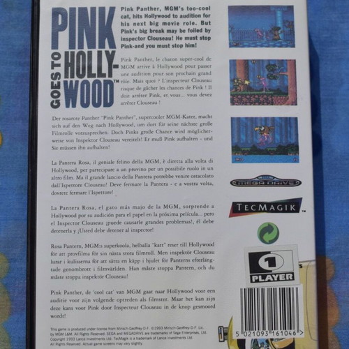 Pink Goes To Hollywood Sega Mega Drive used action game
