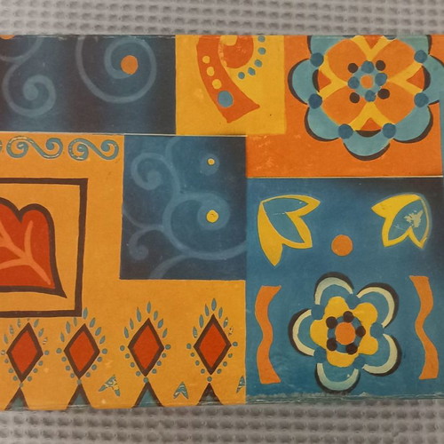 Paper box used 25x16.5x11.5 cm