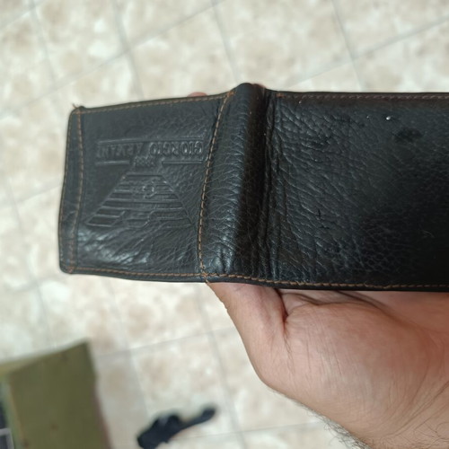 Armani wallet used