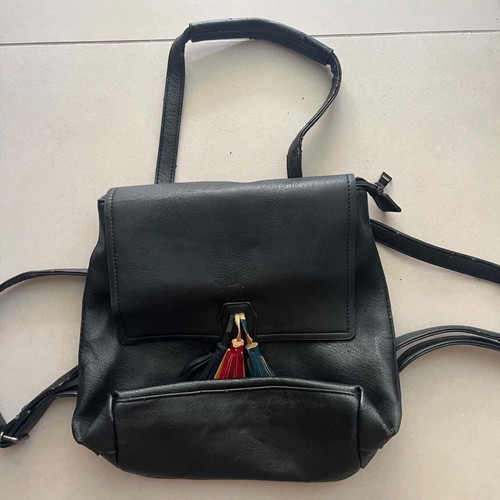 Leather Boho Bag with Fringes used
