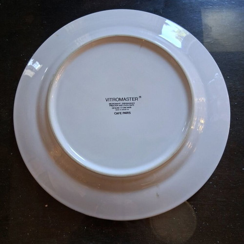 Decorative coffee plate Paris used