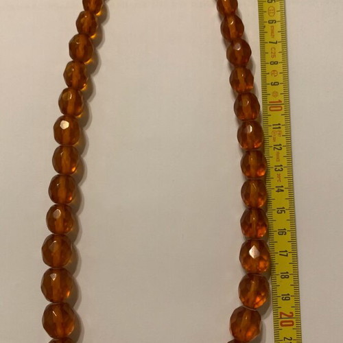 Natural amber Kaliningrad like new, cognac color 57cm