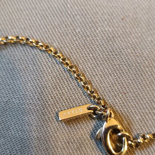 DKNY necklace chain new, gold color