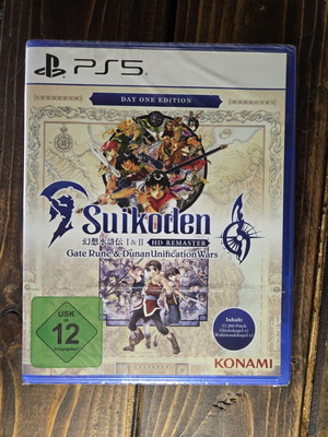 Suikoden 1 & 2 HD Remastered PS5 game sealed