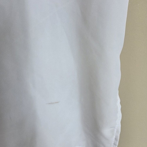 Shirt with shoulder pads like new, white, one size