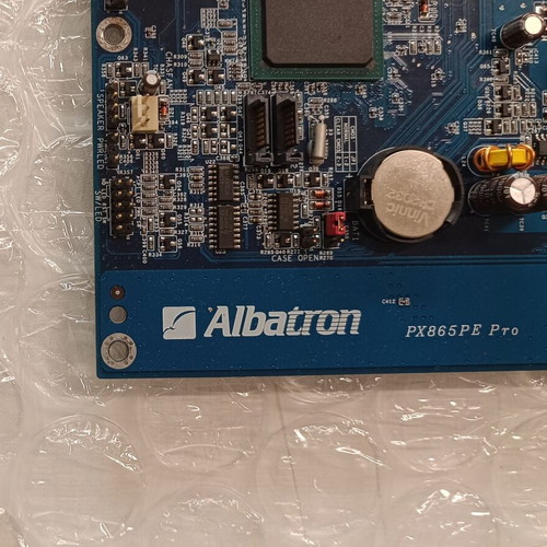 Albatron PX865PE Pro motherboard with Pentium 4 2.8GHz and 2.5GB RAM like new