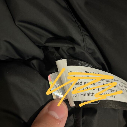 The North Face Nuptse Jacket 700, black, size Large