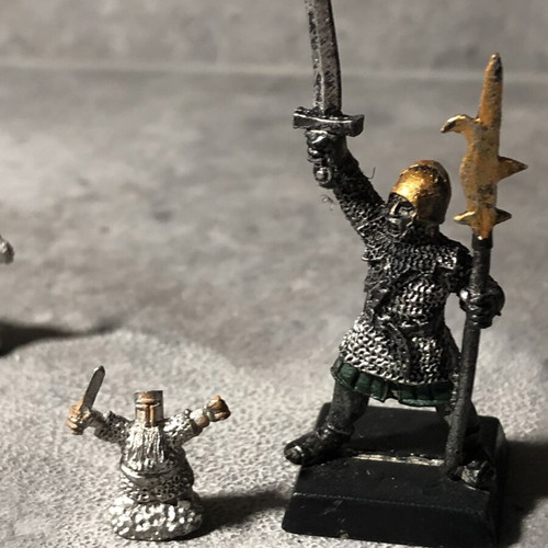 Pendraken 12mm miniature dwarf warriors, 90s, set of 9