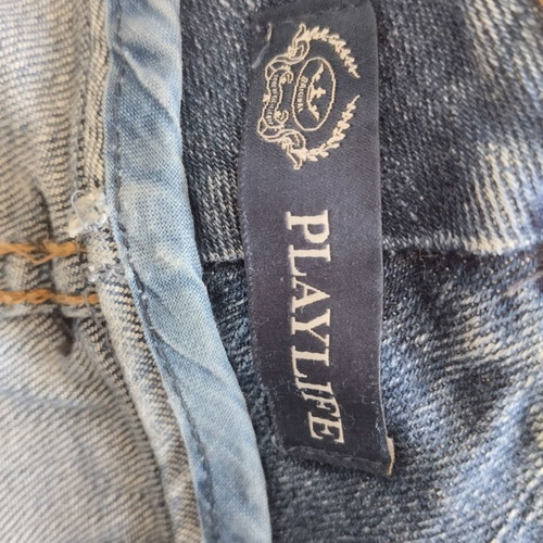 Playlife mini denim skirt used, size 40