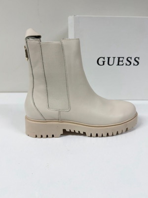 Guess Oakess Chelsea δερμάτινες μπότες, μπεζ, μέγεθος 41